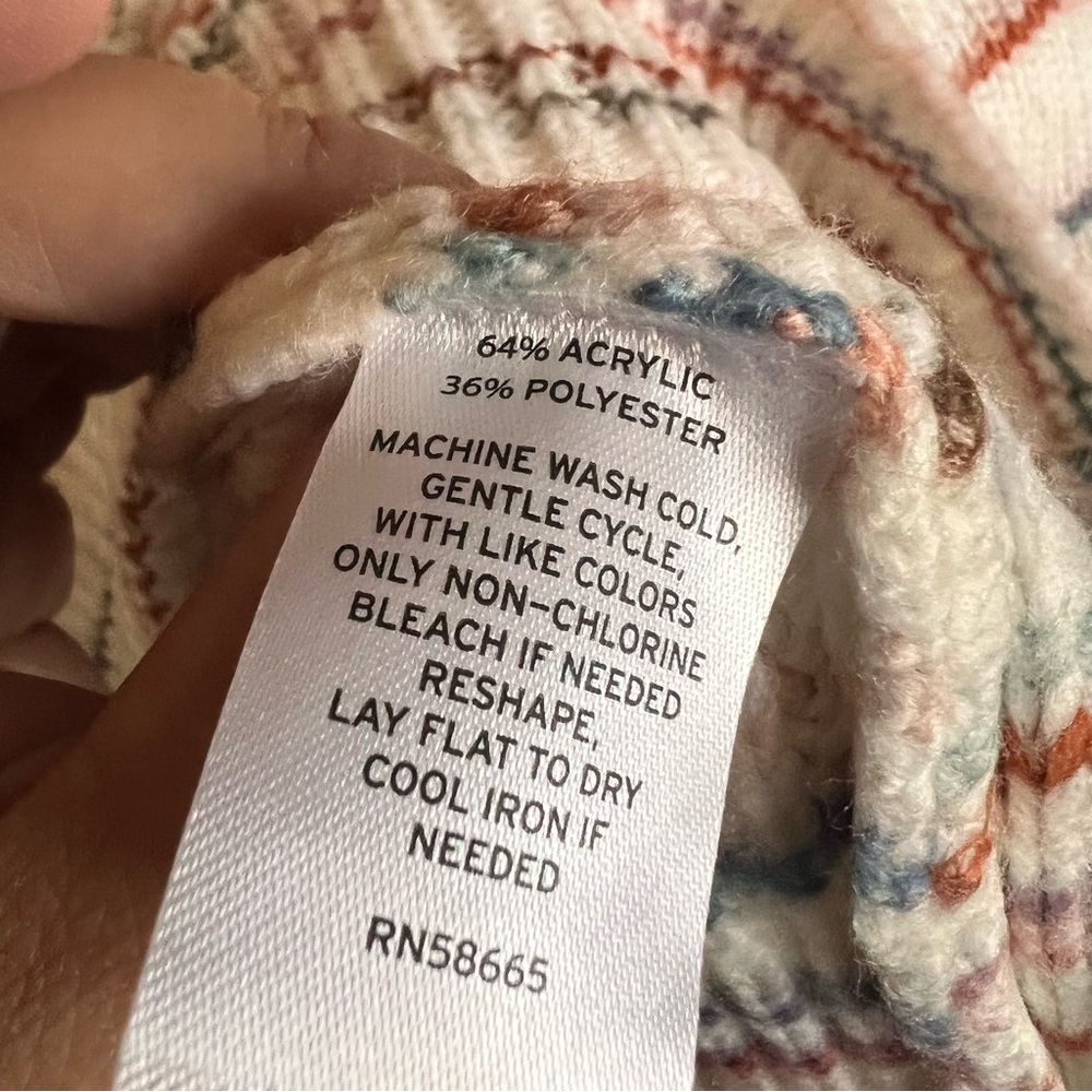 Caslon Nordstrom Cozy Multicolor Knit Cardigan Button Up Sweater Size 1X NWT - Picture 8 of 12